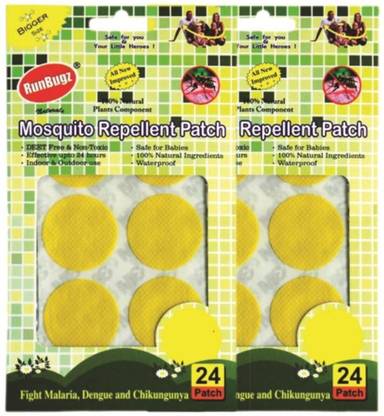 RunBugz Mosquito Repellent Patch 24 Yellow