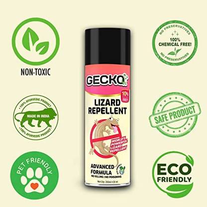 gecko Aerosol Based Lizard Spray| Herbal Repellent Spray| Eco-Friendly & Biodegradable