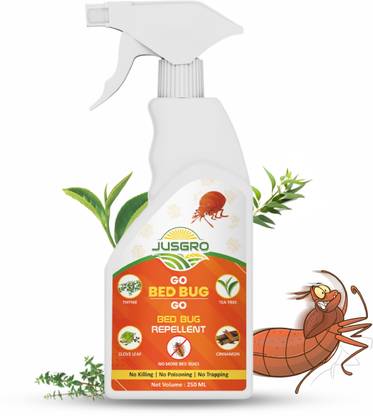 JusGro Bed Bug Killer Spray-Natural Bed Bug Repellent, Instant Action, Chemical Free