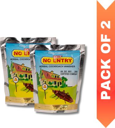 Exit No Entry Herbal Cockroach Vanisher Insect Repellent | Eco-Friendly | Odourless | Pet Safe