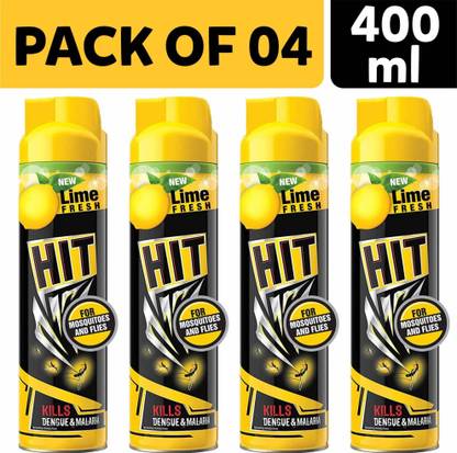 Hit 400ml Flying Insect Killer - Mosquito & Fly Killer Spray PACK OF 4