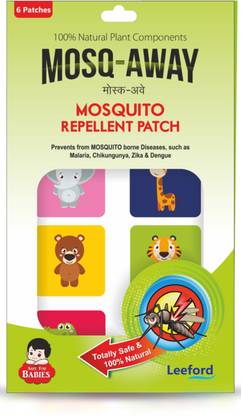 Leeford Mosquito Patches with Citronella Lemon & Eucalyptus Oil