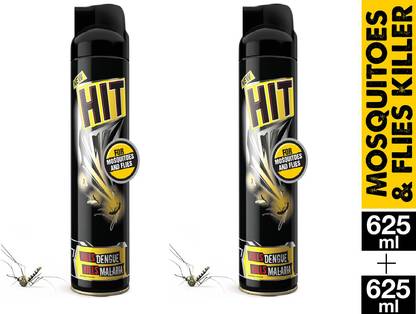Hit flying insect killer kala hits 625 ml Black Hits