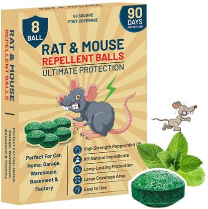 Dr.PestGo Rat Killer Cake with Rat Repellent Balls and Easy Rat Trap