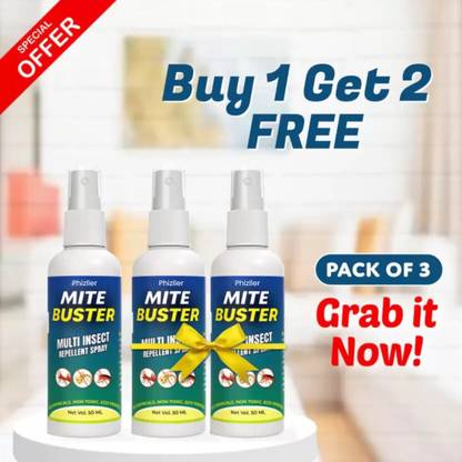 PHIZLLER MiteBuster Spray-Ultimate Solution for Ant, Bedbug, Spider, Rat, Lizard