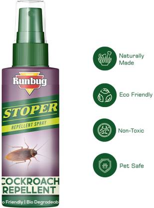 Runbug Stoper Cockroach Repellent | 100% organic (Pack of 1)