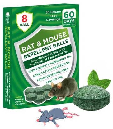 kantaba Natural Rat Repellent Balls, Rat Repellent Ball For Home, Office And Car