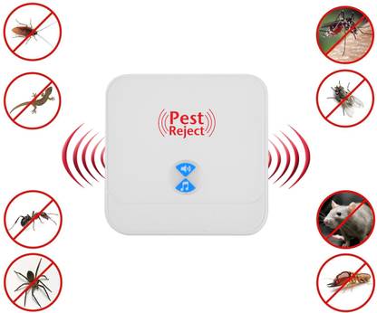 Wrightrack Ultrasonic ABS Plastic Pest Repeller to Repel Rats, Cockroach, Mosquito - 15NV05