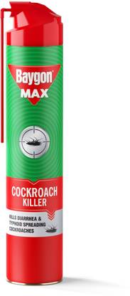 Baygon Max Cockroach Killer Spray, Kills Diarrhea & Typhoid Cockroaches, 360d MaxiWand
