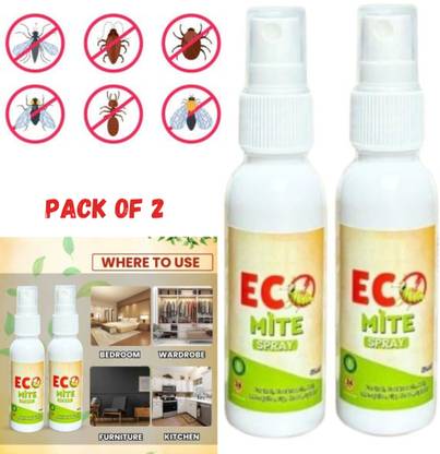 SIYDHA Natural Eco Mite Spray Pack Of 2 Safe And Non-harmful Ecomites Spray