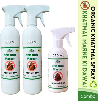 BhuLife Organic Bedbug Eliminator Strong Spray | Khatmal Marne Ki Dawai Combo