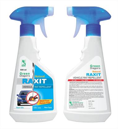 Green Dragon Organic Raxit Car Rat-Repellent Spray |Chemical-Free |Baby-Safe, Skin-Safe