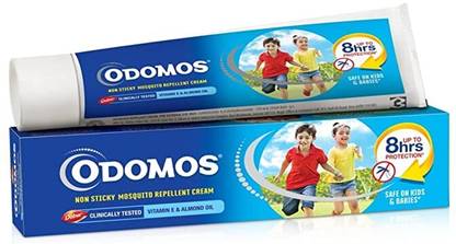 Odomos Non-Sticky Mosquito Repellent Cream - 50g