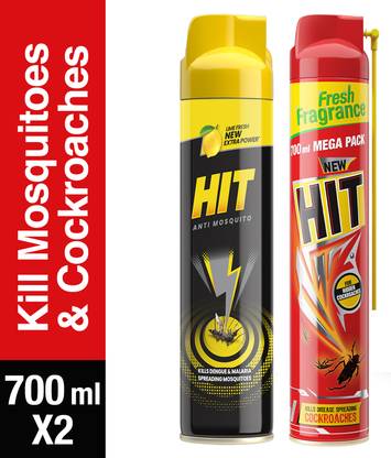 Hit Crawling Insect Killer Spray & Flying Insect Killer Spray - Lime Fragrance