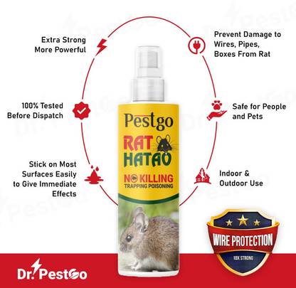 Dr.PestGo rodent repellent for car Rat Repellent Spray Car Protection Rat killer spray