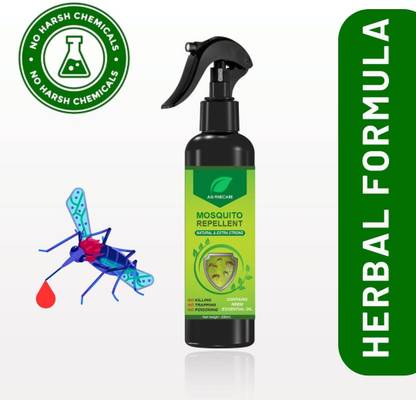 AG Finecare Organic Mosquito Repellent For Car, Office & House ( Chemical Free) 200ml.