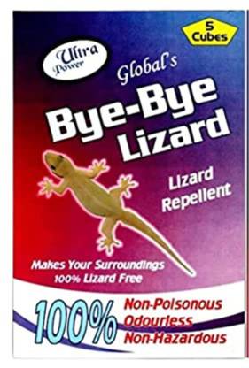 BYE BYE LIZARD Lizard Repellent Cubes For Home Office, Lizard Killer