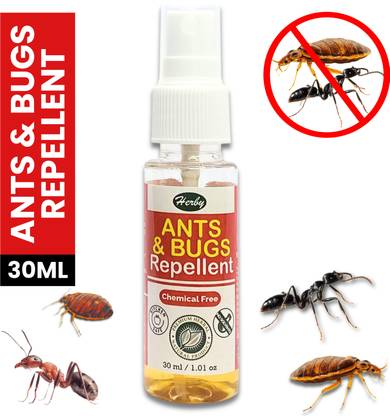 Herby Ants & Bed Bugs Repellent -Kitchen & Food Safe Herbal Spray - Family Pack