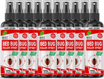 Home-Secure bed bug spray | natural bedbugs killer with Instant Action | Herbal Eco-Friendly