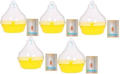 Farmroot Max Plus Trap With Fruit Fly Lure (Mcphil ttrap pheromone trap) (5 x 1 Units)