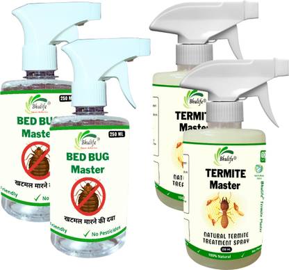 BhuLife Organic Bed bug & Termite Repellent Spray Combo | Advance Formula