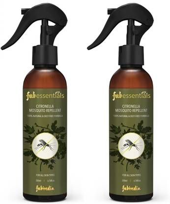 fabessentials Citronella Mosquito Repellent,200 ml x Pack of 2