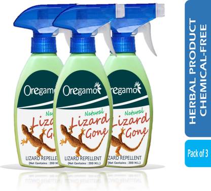 oregamo Lizard Gone Natural Lizard Repellent Spray, Non Toxic Herbal Lizard Repellent