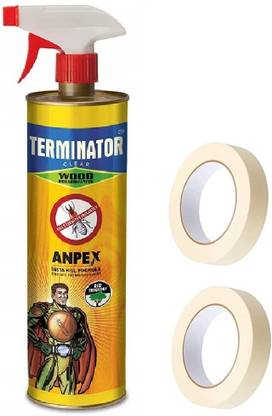 Terminator Non Toxic Dimak Termite Killer Wood Protector 500ml Spray + 2 Pcs - Masking Tape