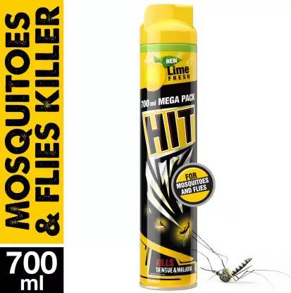 Hit Mosquito & Fly Killer Spray - New Lime Fresh 100% Original