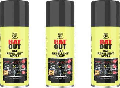 Winzex Rat Out (Rat Repellent) Spray 160ML ( Pack Of 3 )