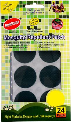 RunBugz Mosquito Repellent Patch ( Green - Pack of 24 )