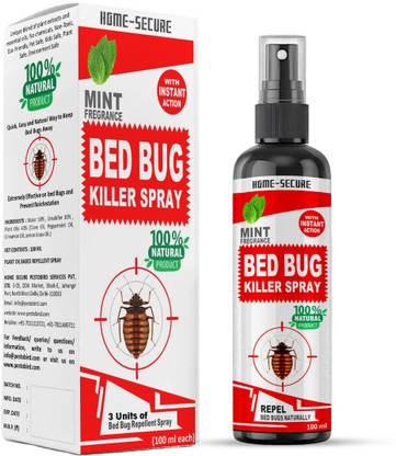 Home-Secure Bed Bug Killer Spray-Natural Bed Bug Repellent, Instant Action, Chemical Free