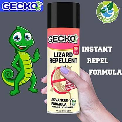 gecko Aerosol Based Lizard Spray| Herbal Repellent Spray| Eco-Friendly & Biodegradable