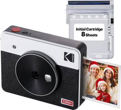 KODAK Mini Shot 3 Retro 4PASS (camera +8 included cartridges) Instant Camera