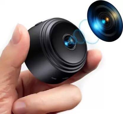 Mudo Mini HD Focus Mini Magnet Camera with WiFi for Home and Office Monitoring Instant Camera