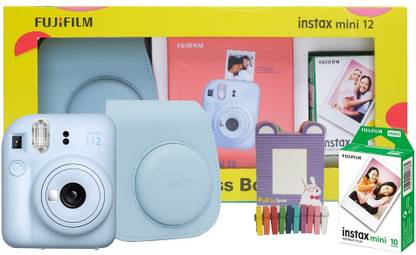 FUJIFILM Instax Mini 12 Happiness Box (40 Shots, Carry Case, Bunting) Instant Camera