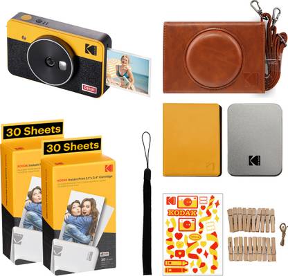 KODAK Mini Shot 2 Retro 2.1" X 3.4" (60 Sheet Bundle, Carry case, accessory Instant Camera