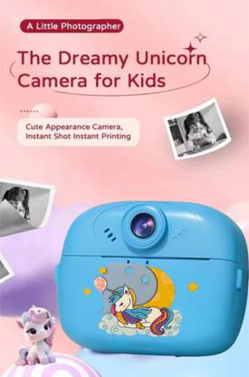 BAIRNINO Rechargeable Instant Print Camera for Kids & Adults | Dual Lens Camera with Music, Games, Journaling, Photo & Video Recorder – B&W Printing Camera Instant Camera