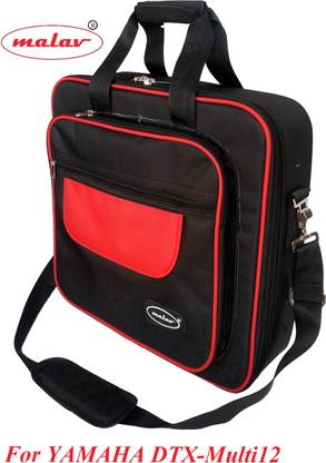 MALAV YAMAHA DTX-Multi12 Case Bag of Fiber Sheet Frame with Shoulder Straps & Pockets Electronic Drum Bag