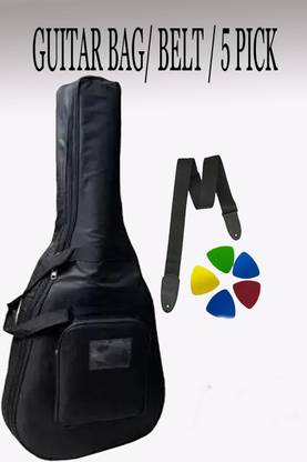 HouseOfCommon GUITAR BAG BELT AND PICKS 5 MDCL A19 Guitar Bag
