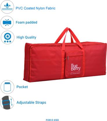 BLUEBERRY KB50 Red Bag For Roland E-X50 Keyboard, Keyboard Bag