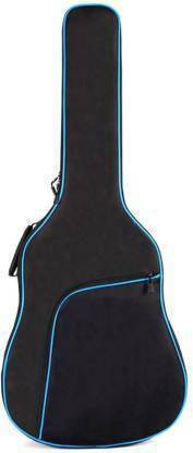Music Mantra Guitar Padded Bag Black & blue line Cover Case Soft Fabric Guitar Bag Guitar Bag Guitar Bag