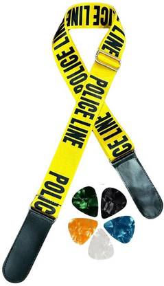 IMAGINEA Guitar Strap with PU Leather Ends | Modern & Comfortable Design Nylon Strap