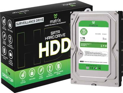 MATRIX HARD DRIVE 1 TB 1 TB All in One PC's Multicolor SATA Internal Hard Disk Drive (HDD) (?MIS01THD)