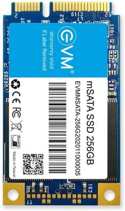 EVM MSATA 256 GB All in One PC's, Desktop, Laptop Black mSATA Internal Solid State Drive (SSD) (EVMMS/256GB)