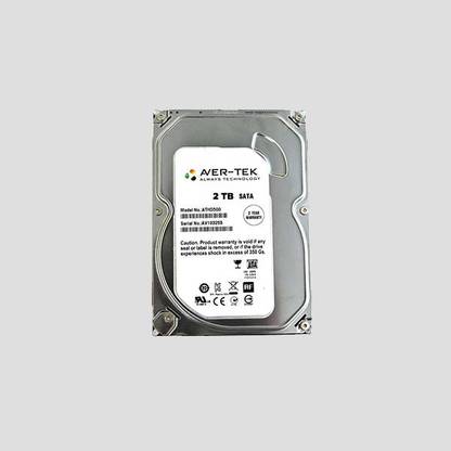 Avertek Sata 2 TB All in One PC's, Desktop, Laptop Grey SATA Internal Hard Disk Drive (HDD) (2TB HDD)