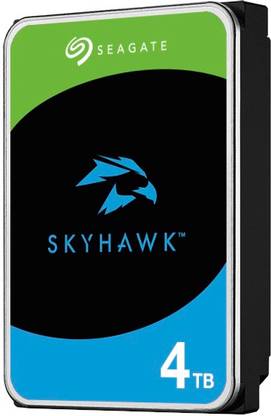 Seagate SkyHawk 4 TB Surveillance Systems Silver SATA Internal Hard Disk Drive (HDD) (ST4000VX016)