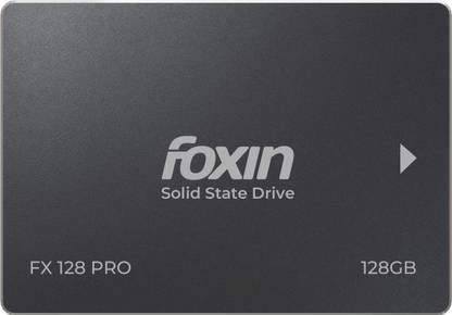 Foxin Pro 128 GB Laptop, Desktop Black SATA III Internal Solid State Drive (SSD) (FOX_SSD_128)