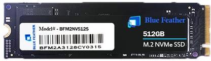Blue Feather Blue M.2 NVMe 512 GB Laptop, Desktop, All in One PC's Black PCIe NVMe Internal Solid State Drive (SSD) (BFM2NV512S)