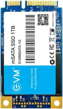 EVM MSATA 1 TB All in One PC's, Desktop, Laptop Black mSATA Internal Solid State Drive (SSD) (EVMMS/1TB)